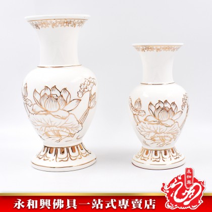 永和興描金浮雕蓮花系列 - WingWohHing Gold Embossed Lotus Series