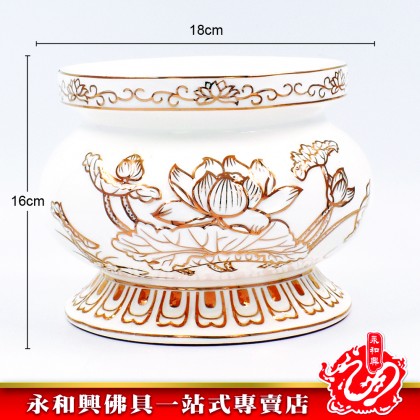 永和興描金浮雕蓮花系列 - WingWohHing Gold Embossed Lotus Series