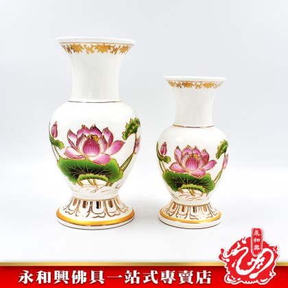 永和興描金彩色浮雕蓮花系列 - WingWohHing Gold Embossed Lotus Series