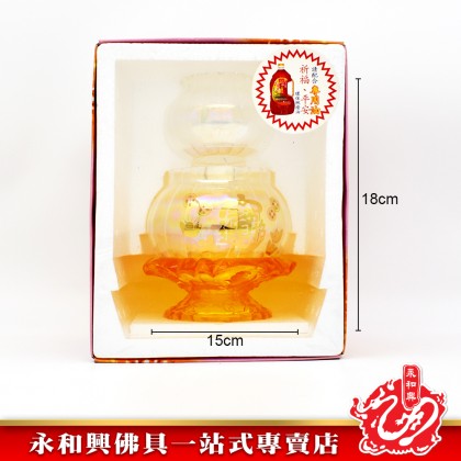 雙龍行 水晶旺旺來油燈- Joss Light